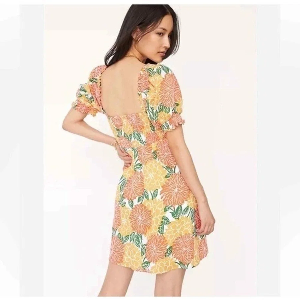 House of Harlow 1960  ‎ 100% Linen Tropical Summer Mini Dress - Picture 3 of 11